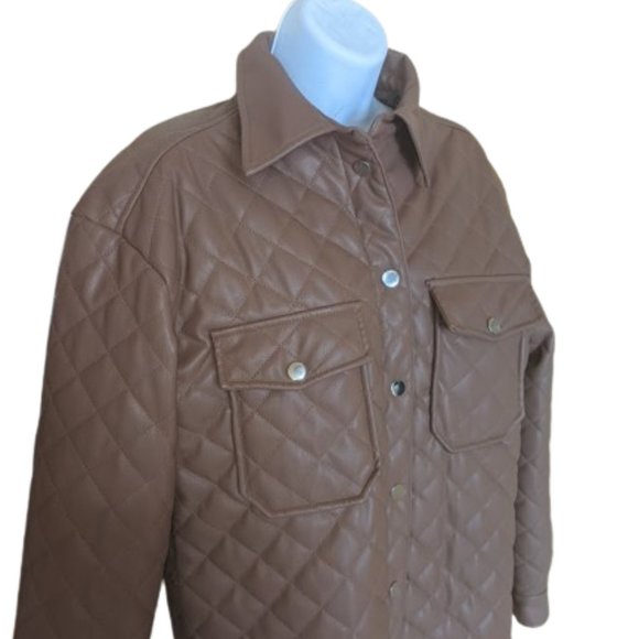 Mid Length Tan Beige Fall Winter Coat Size Small - Picture 3 of 3